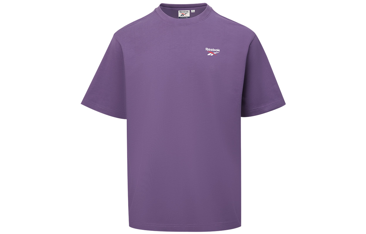 

Reebok Футболка унисекс фиолетовая, Фиолетовый, Reebok Футболка унисекс фиолетовая