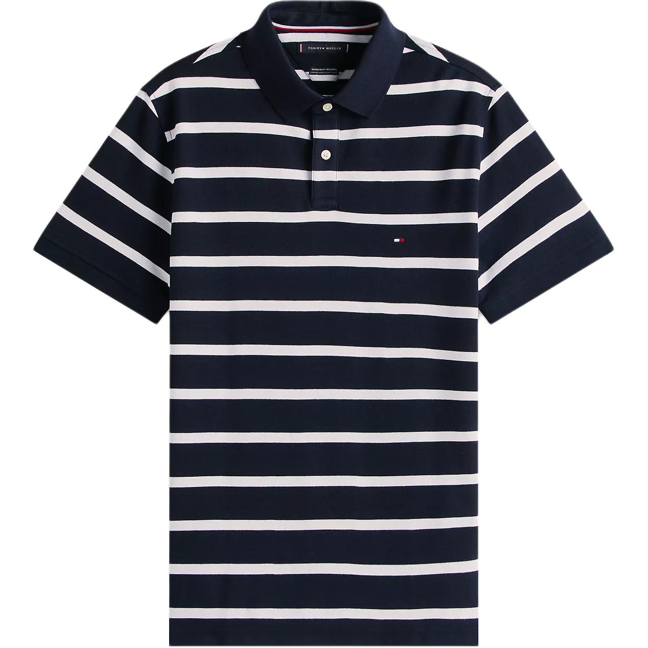 Tommy Hilfiger Мужская поло морского синего цвета