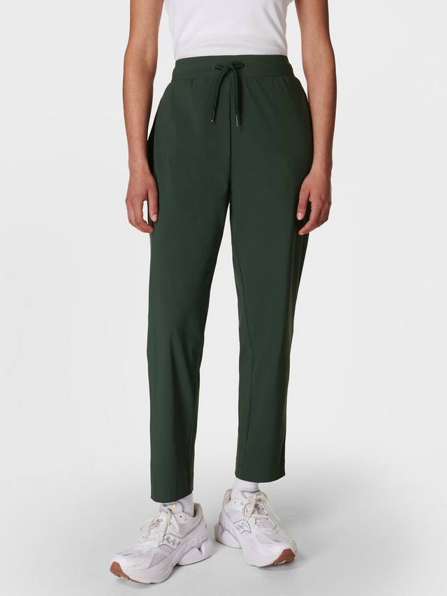

Брюки explorer в боковую полоску 25 дюймов Sweaty Betty, цвет Trek Green