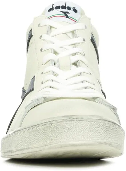 Кроссовки Diadora Unisex Game L High Waxed High Trainers, White Blue — фото 4