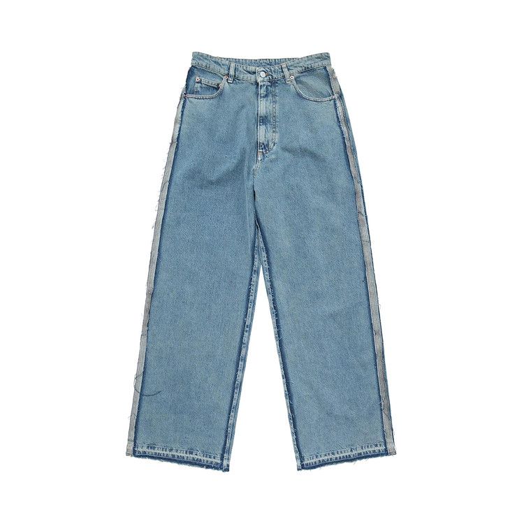 

Джинсы MM6 Maison Margiela Frayed Denim Jeans, Grey