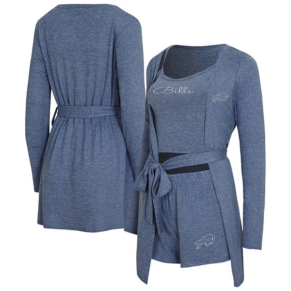 

Женский сет concepts sport heather royal buffalo bills rigor: топ, шорты и халат Unbranded