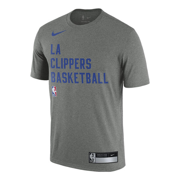 

Футболка x nba la clippers dri fit тренировочная футболка Nike, серый