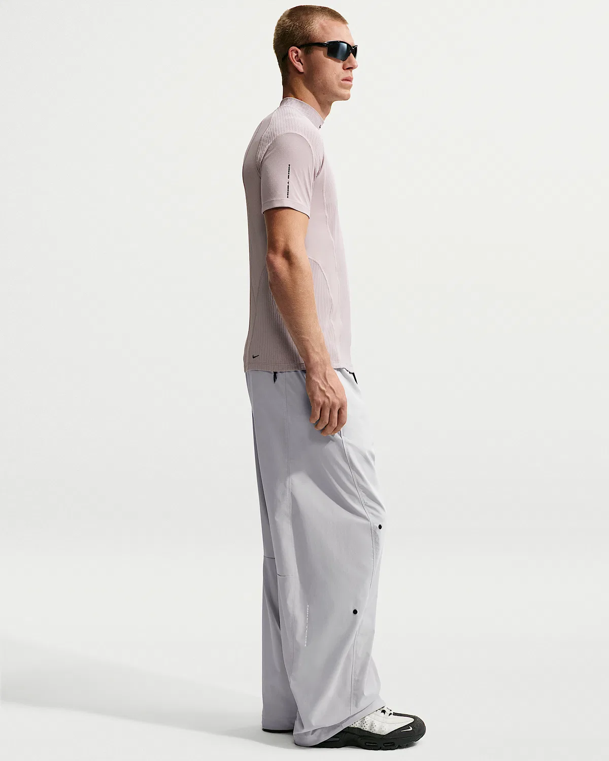 Мужские штаны Dri-FIT Nike Tech Helios, Grey Fog/Black — фото 4