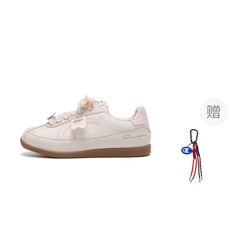 

Champion Kids Детские кроссовки для скейтбординга, износостойкие, дышащие, легкие, с амортизацией, с низким верхом, нежно-розовые.