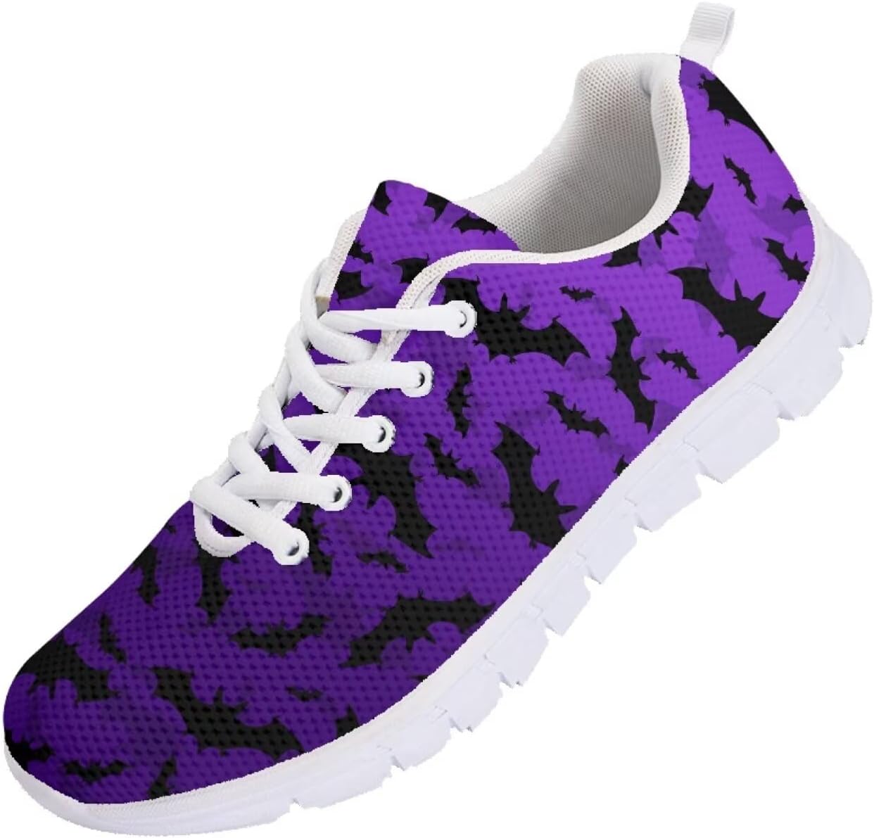 

Мужские кроссовки Funnydude Funny Print для тенниса, спортивные, удобные, дышащие, с сетчатым верхом, Halloween Bat