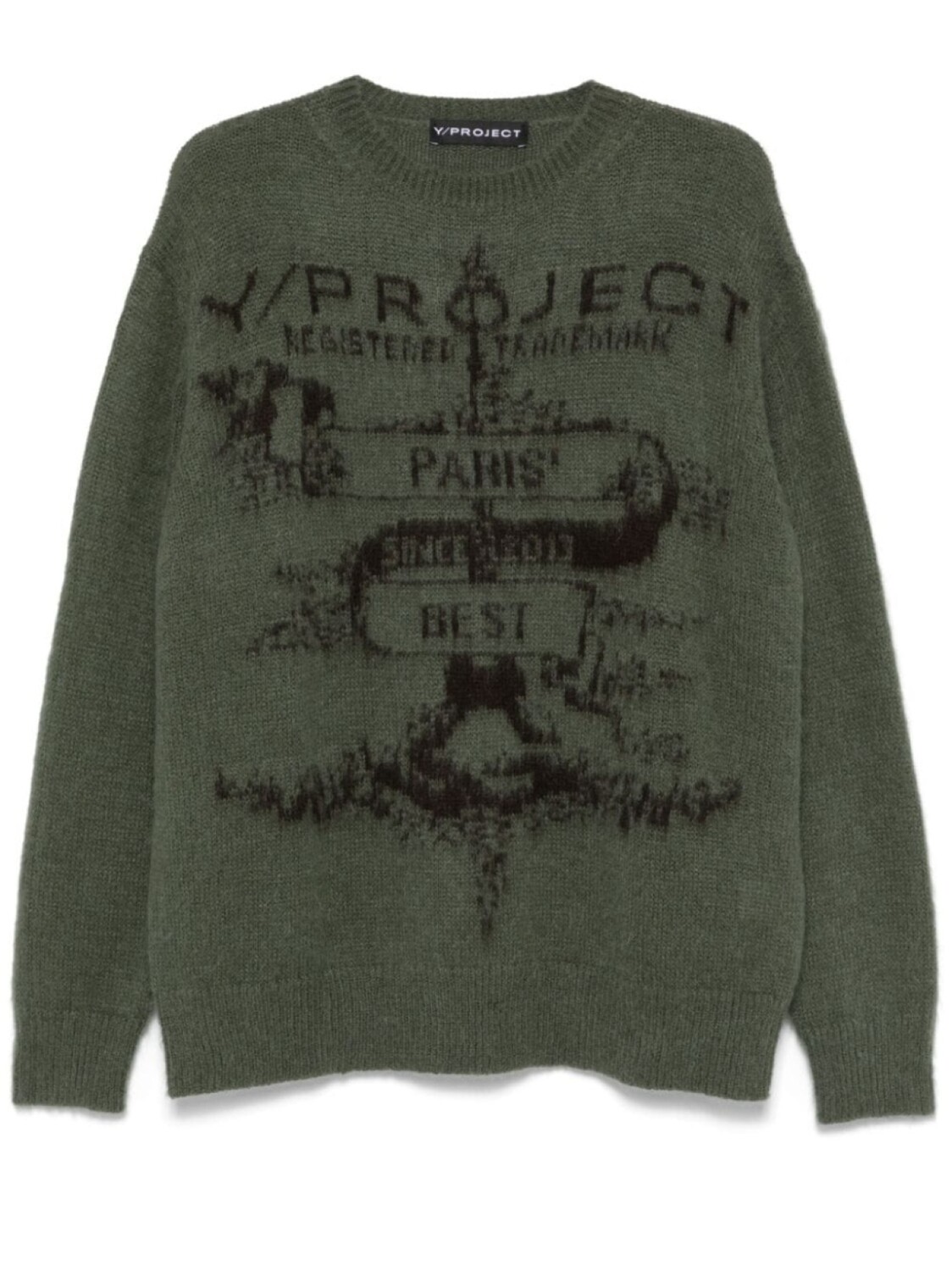 

Y/Project свитер Paris Best, зеленый