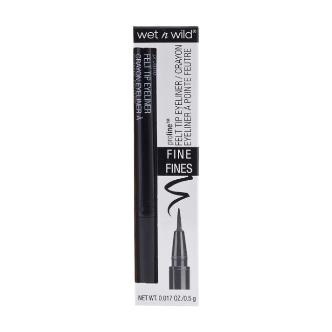 

Подводка для глаз с фетровым наконечником Proline Wet n wild, цвет black, 0,5 гр
