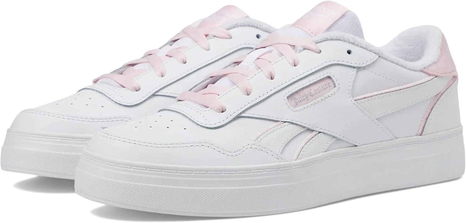 Кроссовки теннисные Reebok Court Advance, белый/розовый