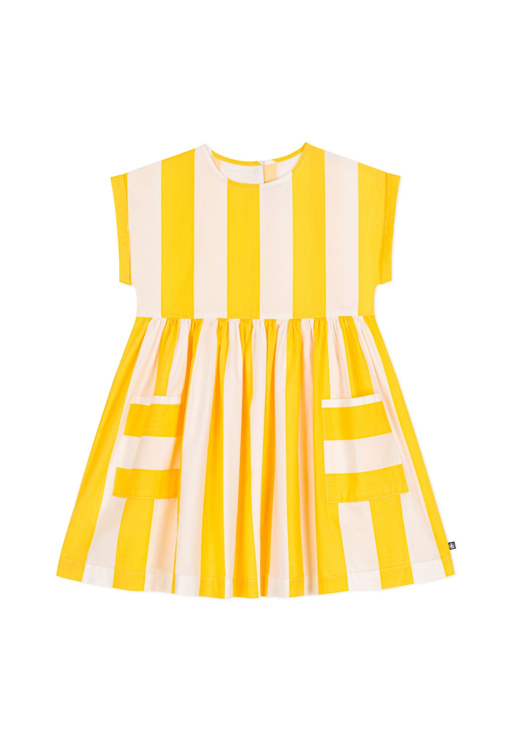 

Повседневное платье GESTREIFTES Petit Bateau, желтый