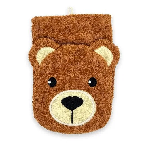 Органическая мочалка-рукавица Fürnis Bruno Bear 13 x 16 см Generisch