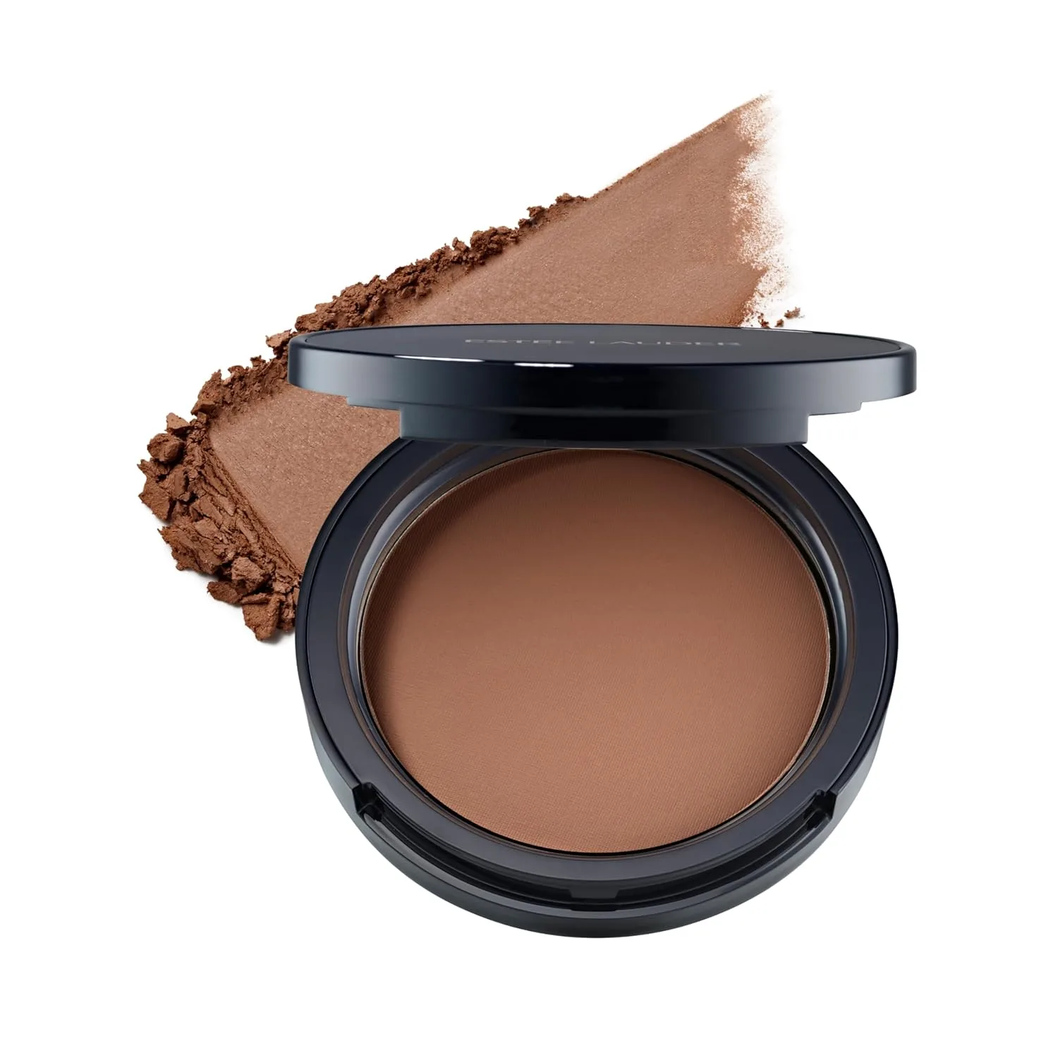 Прессованная фиксирующая пудра Estée Lauder Double Wear Stay-in-Place Matte Setting Powder Veil с пуховкой | Контроль жирности кожи и легкое покрытие, 06 Translucent Deep - For neutral deep tan skin tones