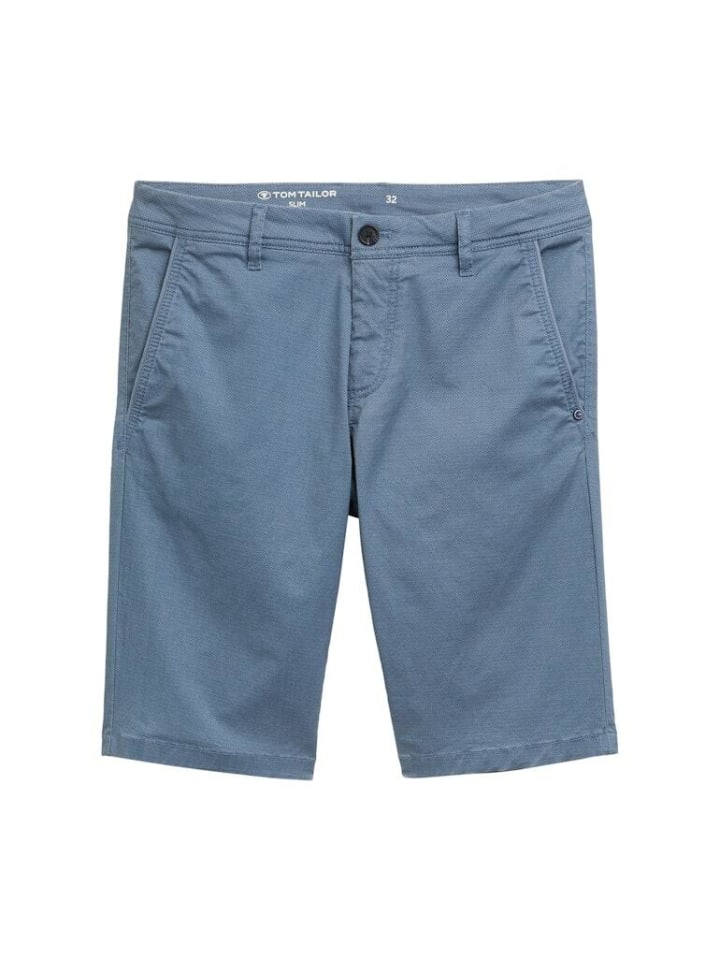 

Тканевые шорты Tom Tailor, цвет blue triangle print