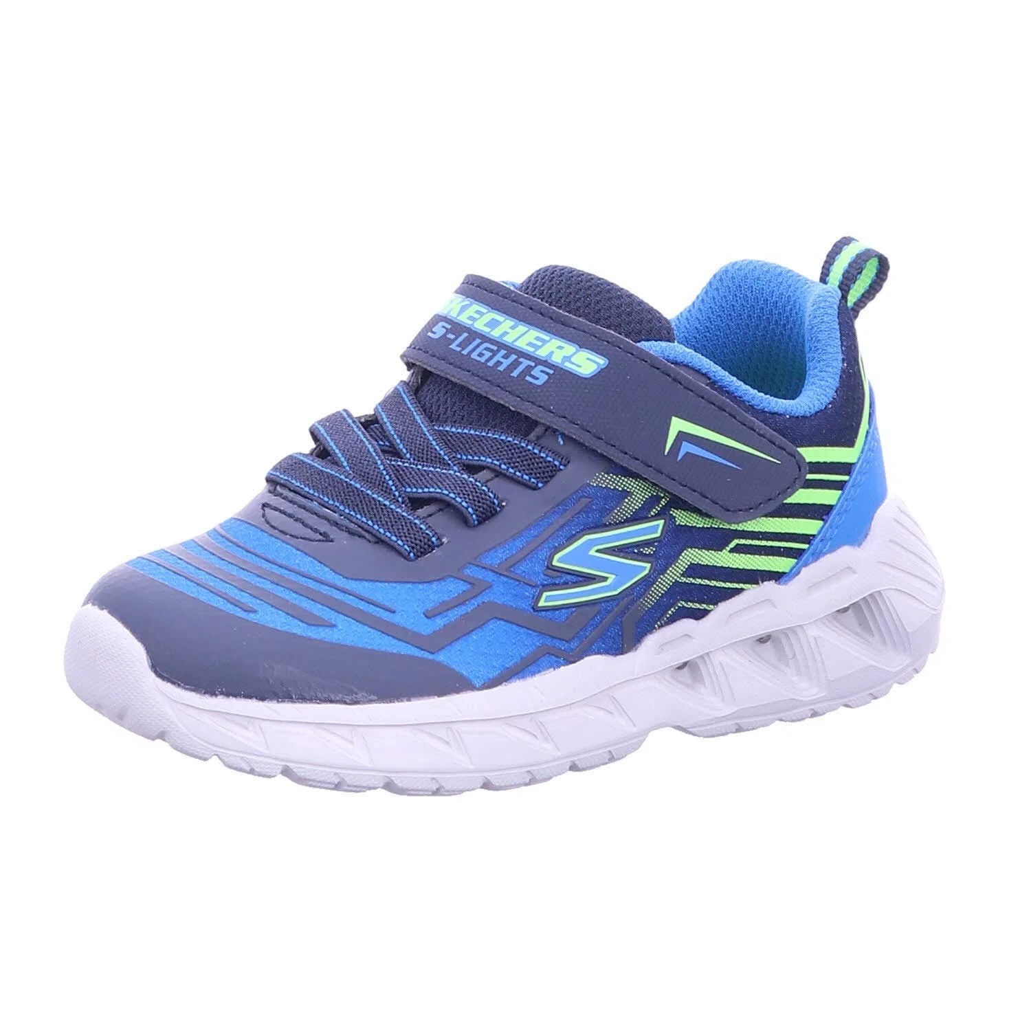 Детские спортивные кроссовки для мальчиков со светодиодами Skechers, Nvbl