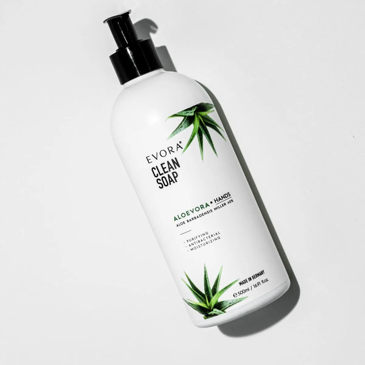 Жидкое мыло очищающее Aloe Vera, EVORA, 500 мл