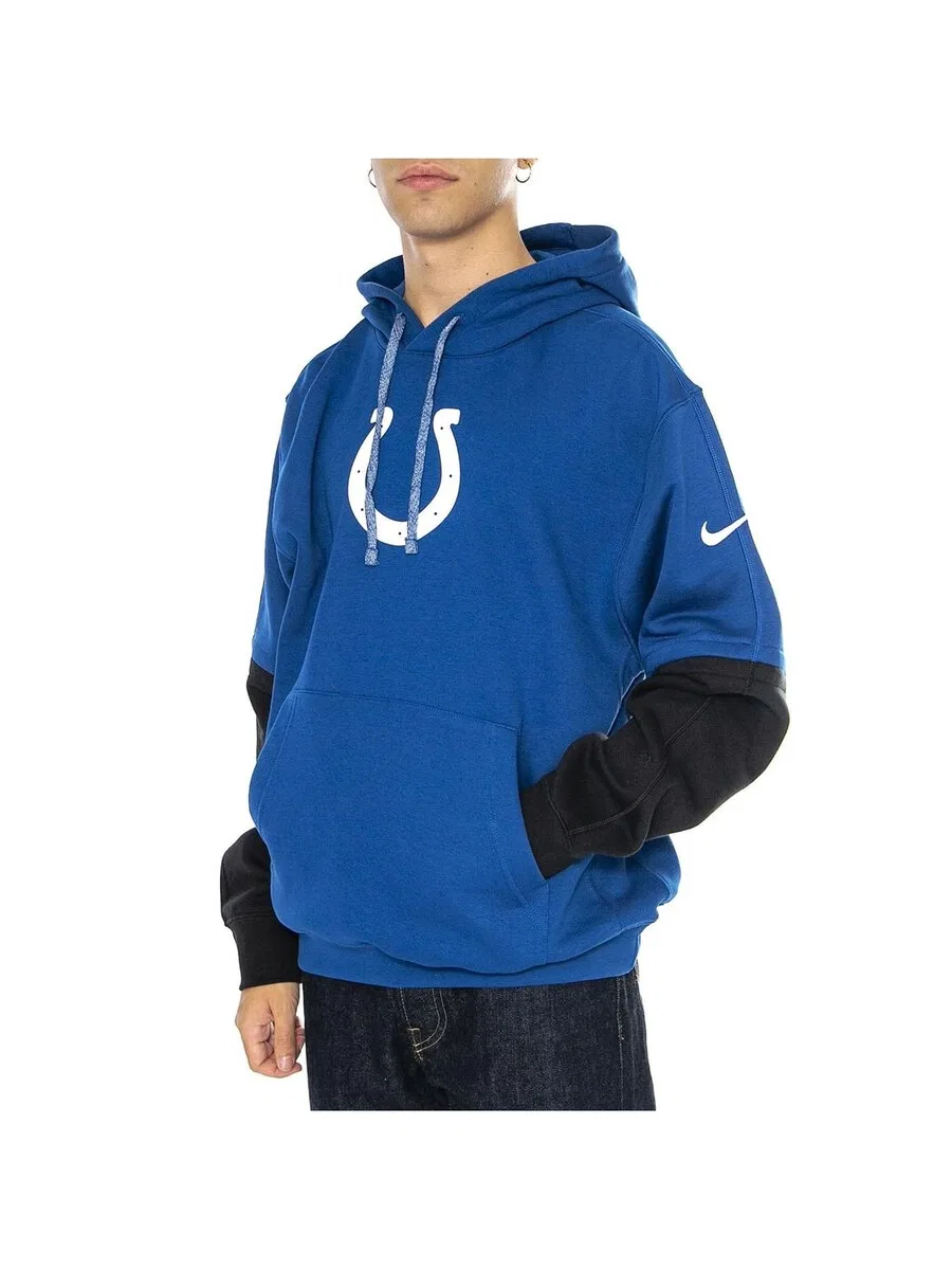 Толстовка NIKE 'Club Hoodie Blue' синего цвета