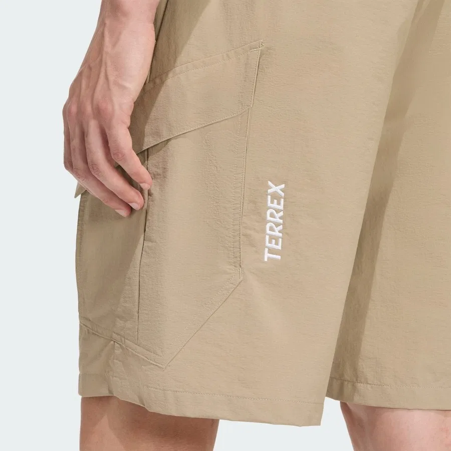 Шорты карго с принтом Terrex Xploric CLIMA365 adidas, Зеленый — фото 4