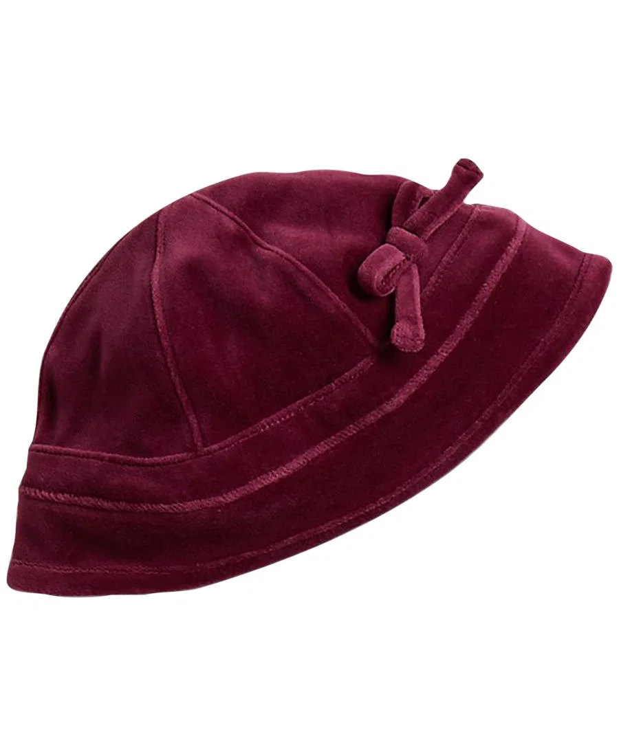 Комплект из платья, шортиков и шапочки с рюшами, модель Aubergine Polo Ralph Lauren, Aubergine — фото 3