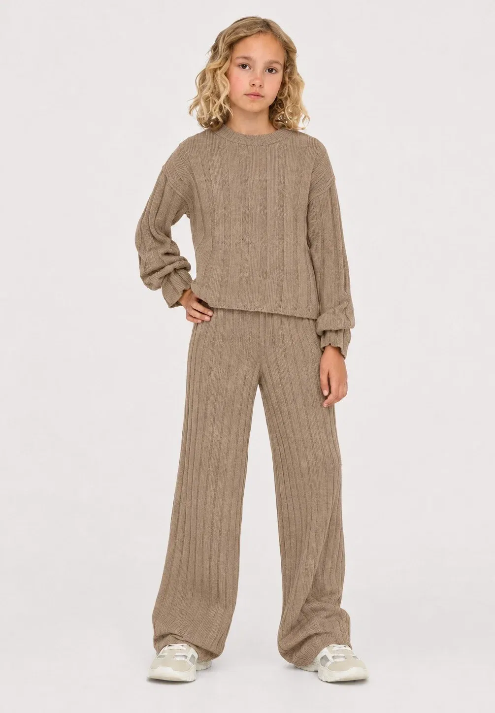 Completo in maglia - jumper Only Girls, Sand