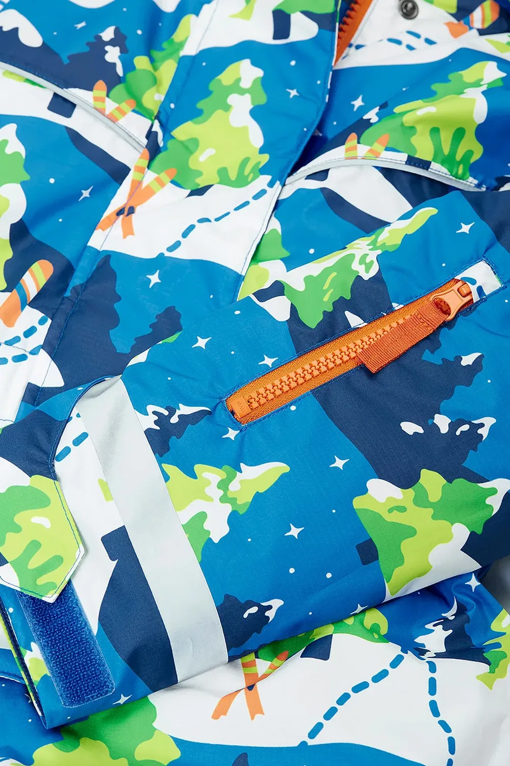 Детский комбинезон Any Weather All in One Frugi, Blue — фото 4