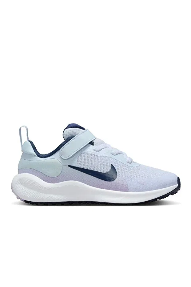 Детские беговые кроссовки для девочек на липучке Revolution 7 Nike, Blue