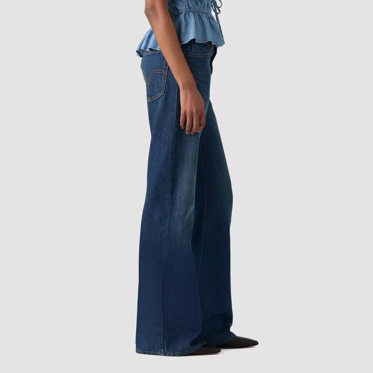 Женские джинсы клеш свободного кроя Levi's, Good Fortune — фото 3