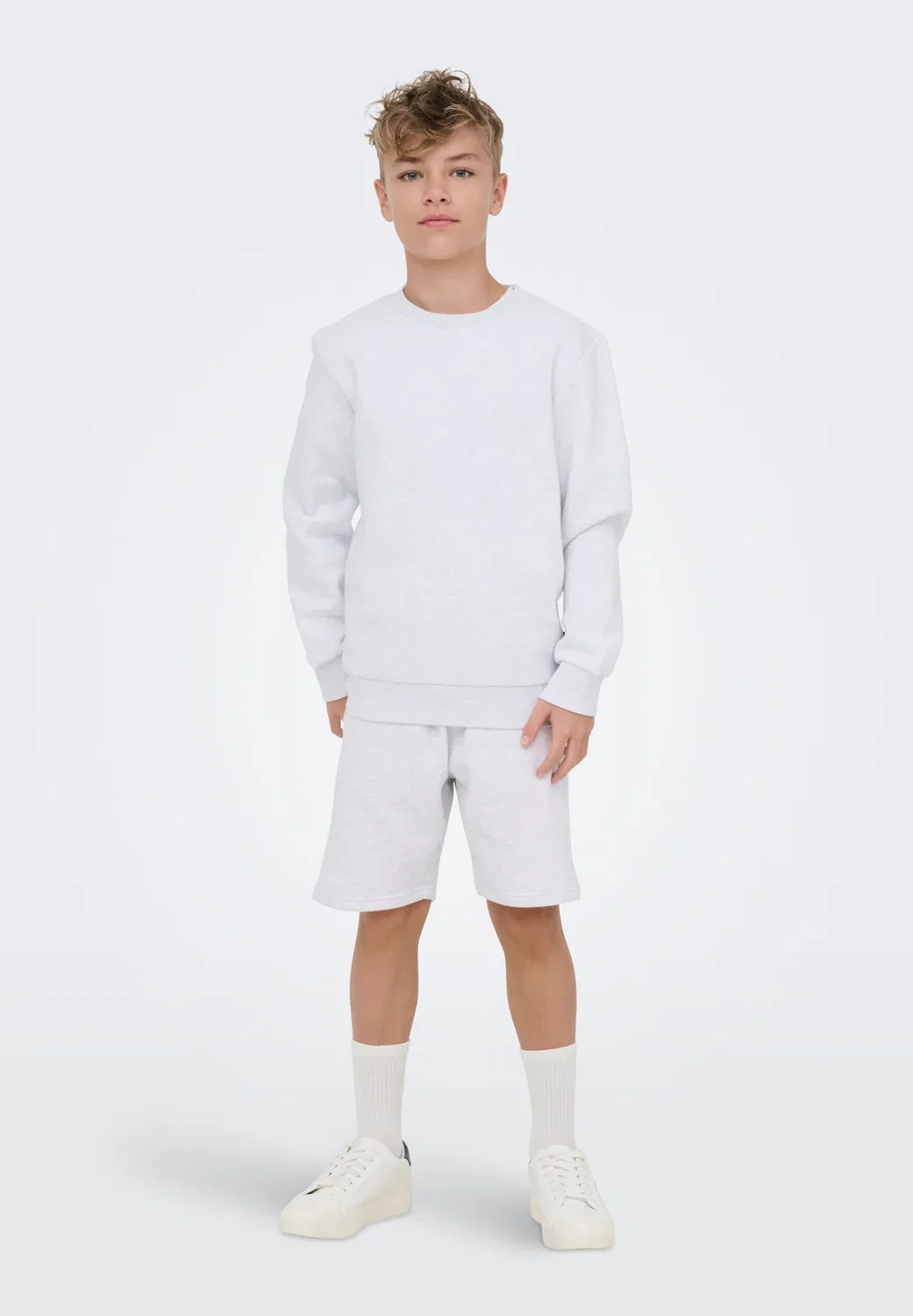 Osjceres shorts swt noos - спортивные штаны Only & Sons Junior, Super Light Grey Melange