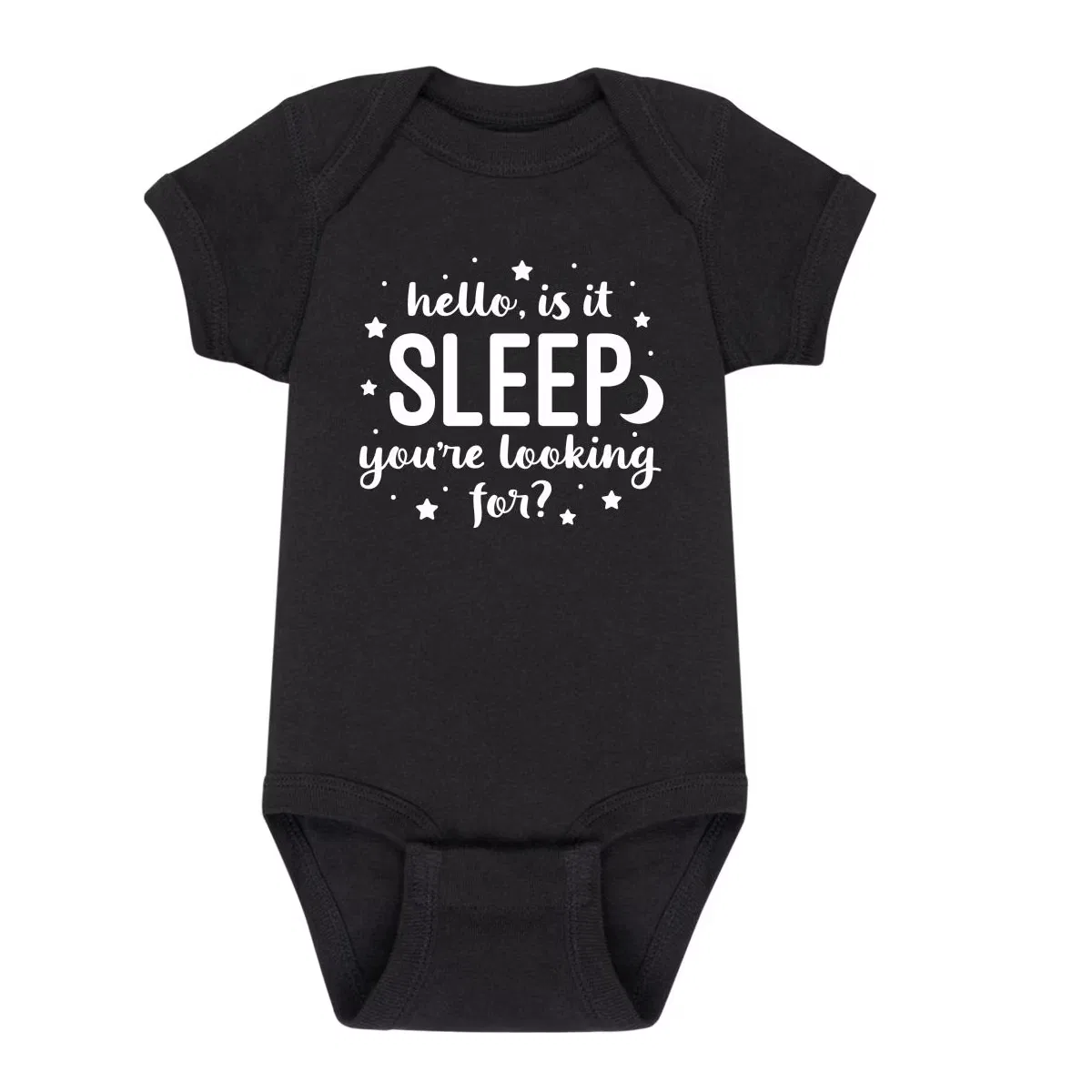 Боди-комбинезон с принтом Is It Sleep You're Looking For Instant Message, black