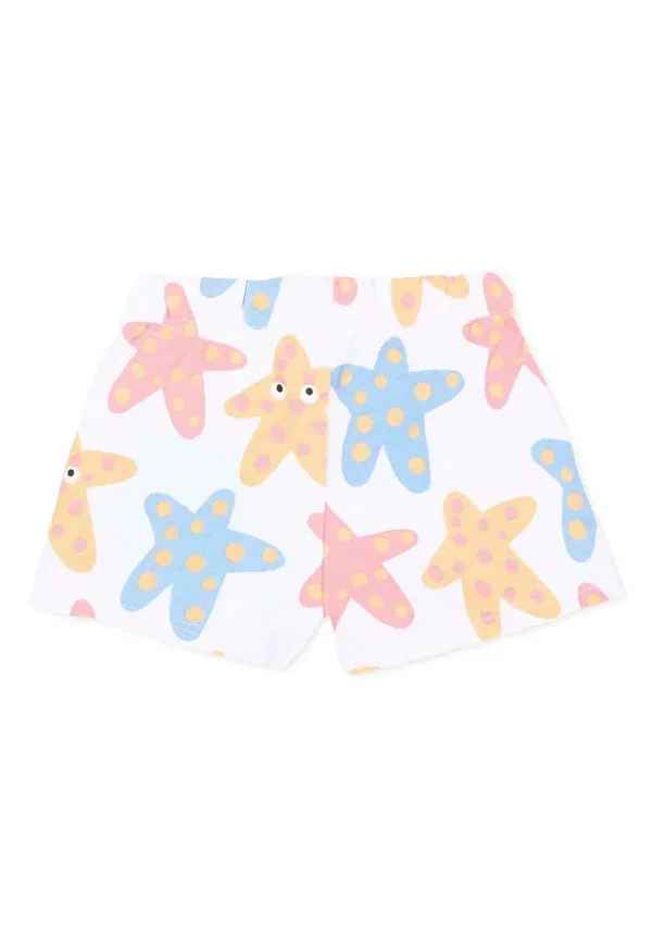 Шорты с принтом Stella Mccartney Kids, белый — фото 2
