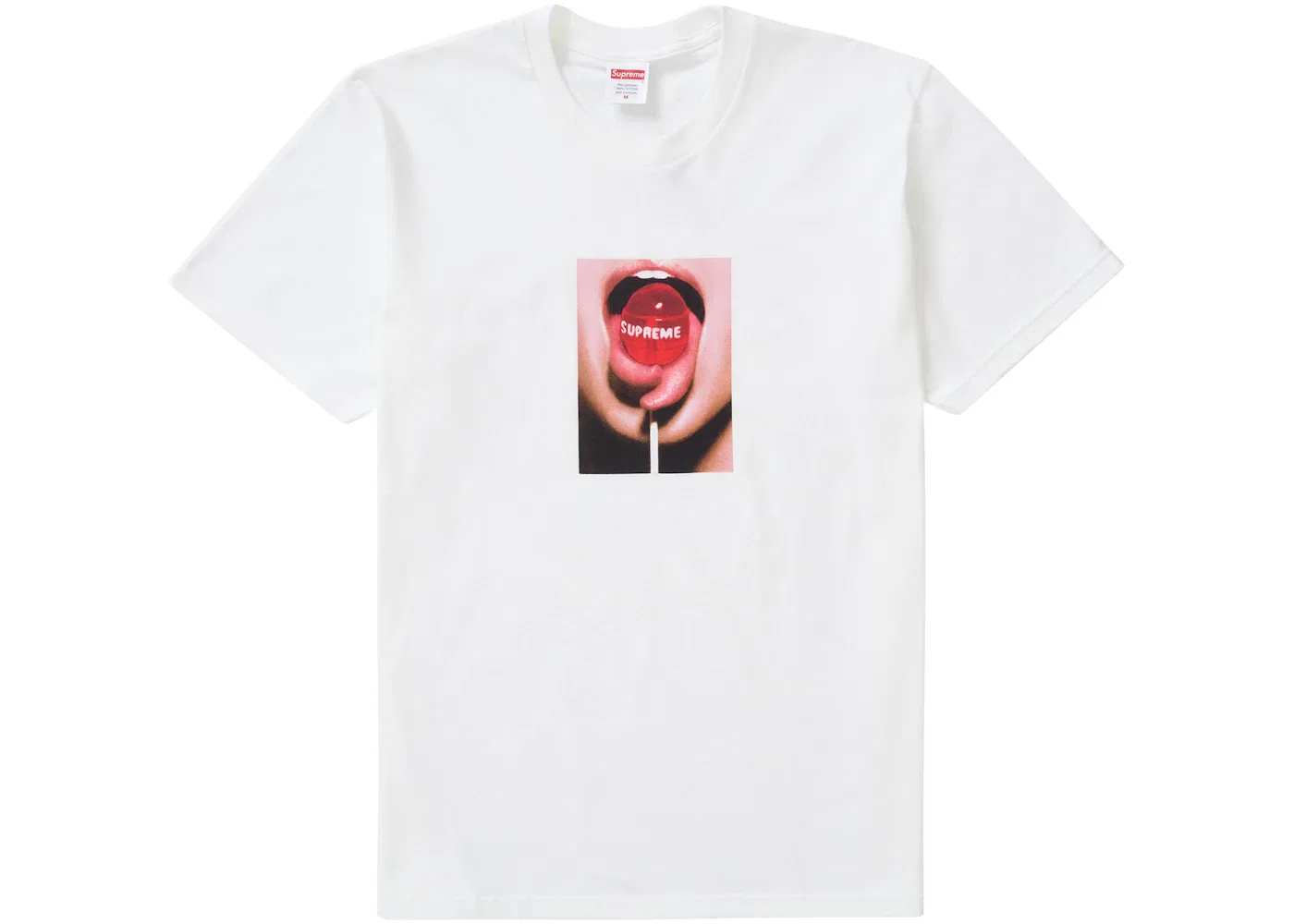 Мужская футболка с принтом Supreme Lollipop Tee, White