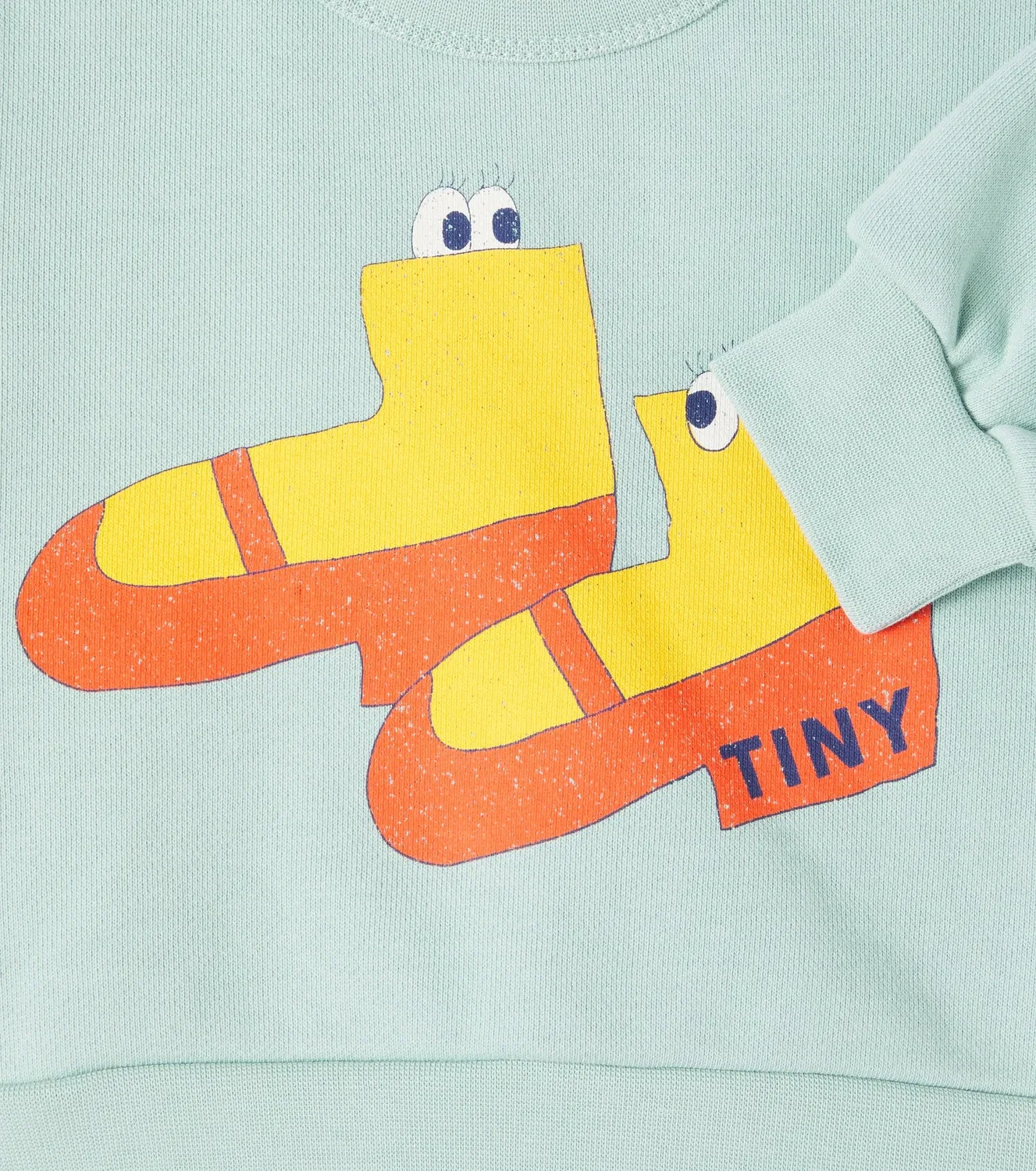 Свитшот с принтом Tinycottons, синий — фото 3