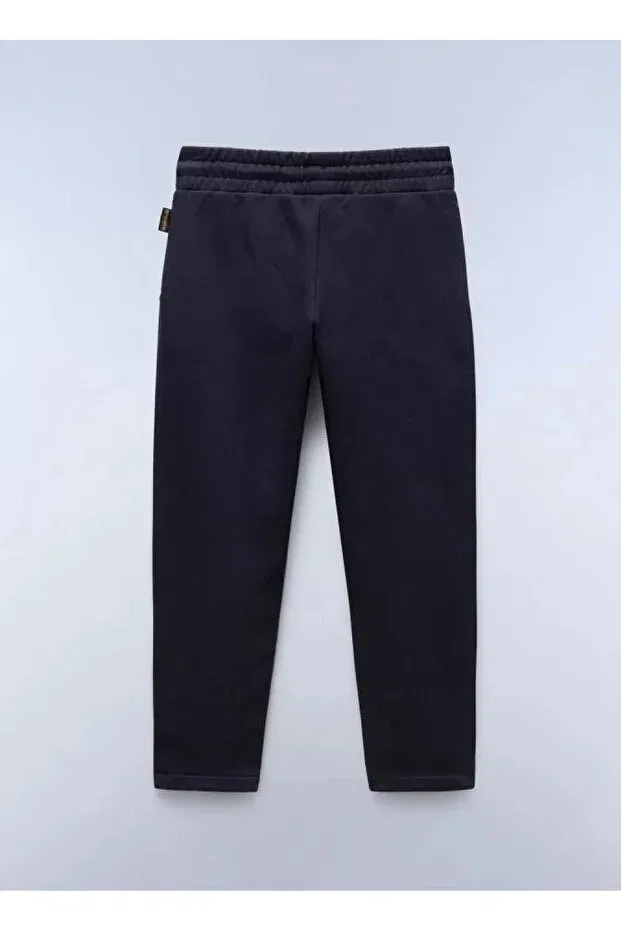 Детские спортивные штаны для мальчиков с прямым кроем Napapijri, Navy Blue — фото 3