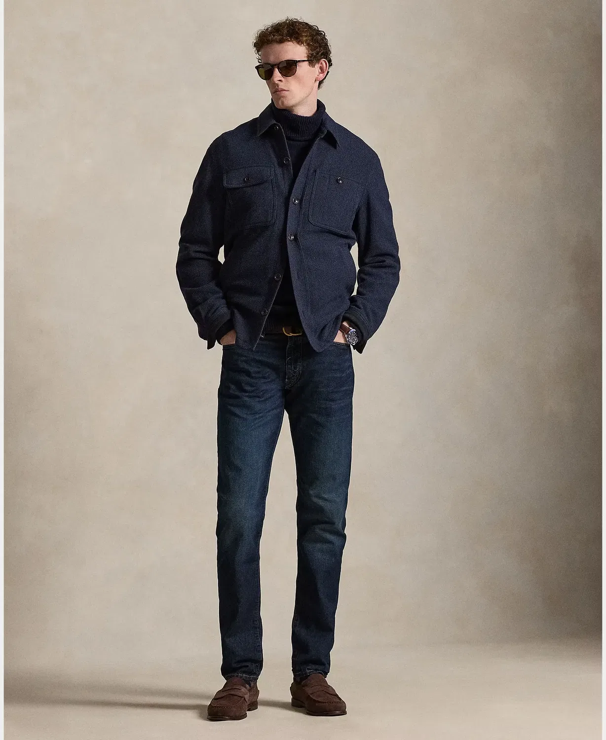 Мужские джинсы с посадкой slim fit Sullivan Polo Ralph Lauren, Indigo