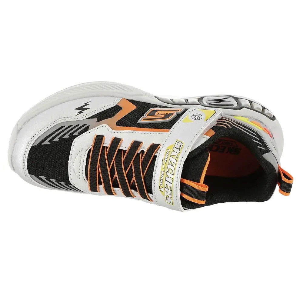 Детские кроссовки для мальчиков с подсветкой Light Storm 3 Skechers, Black Silver — фото 3