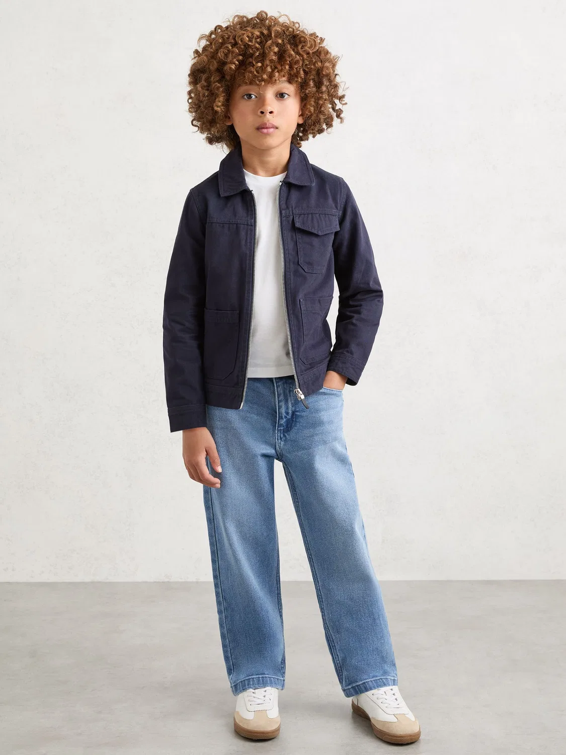 Джинсы Ronnie Relaxed Fit Reiss, Blue Wash