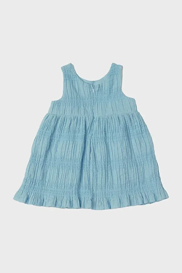 Детское платье для девочек хлопковое Gb Baby, Blue — фото 2