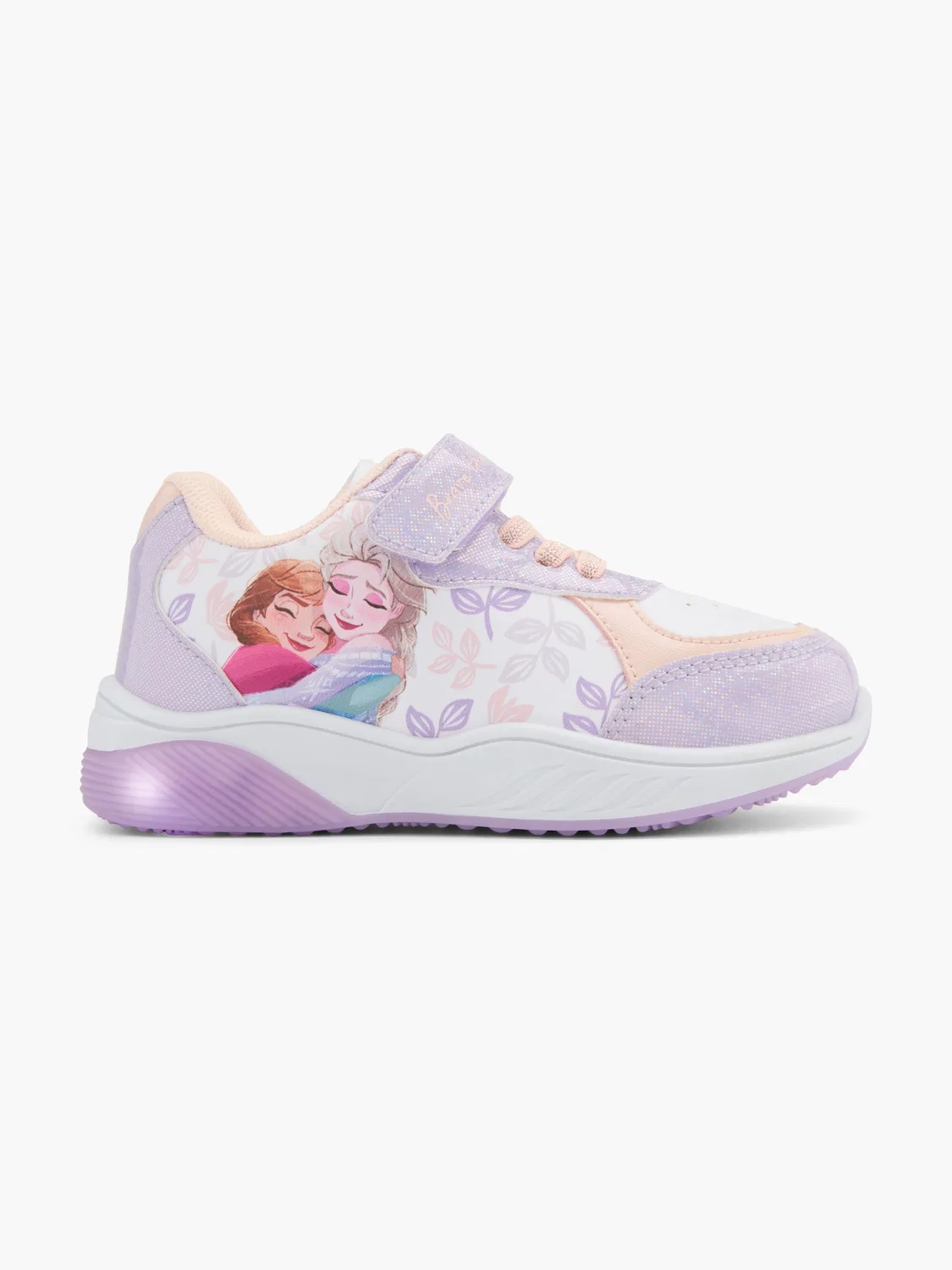 Детские кроссовки со светом Disney Frozen, фиолетовый