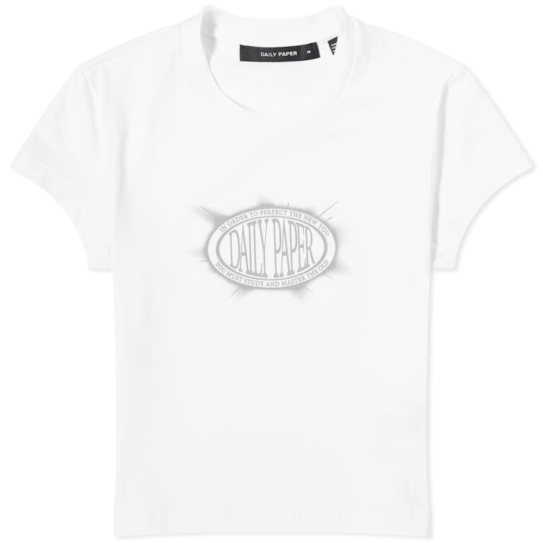 

Футболка Daily Paper Glow Cropped Short Sleeve, белый