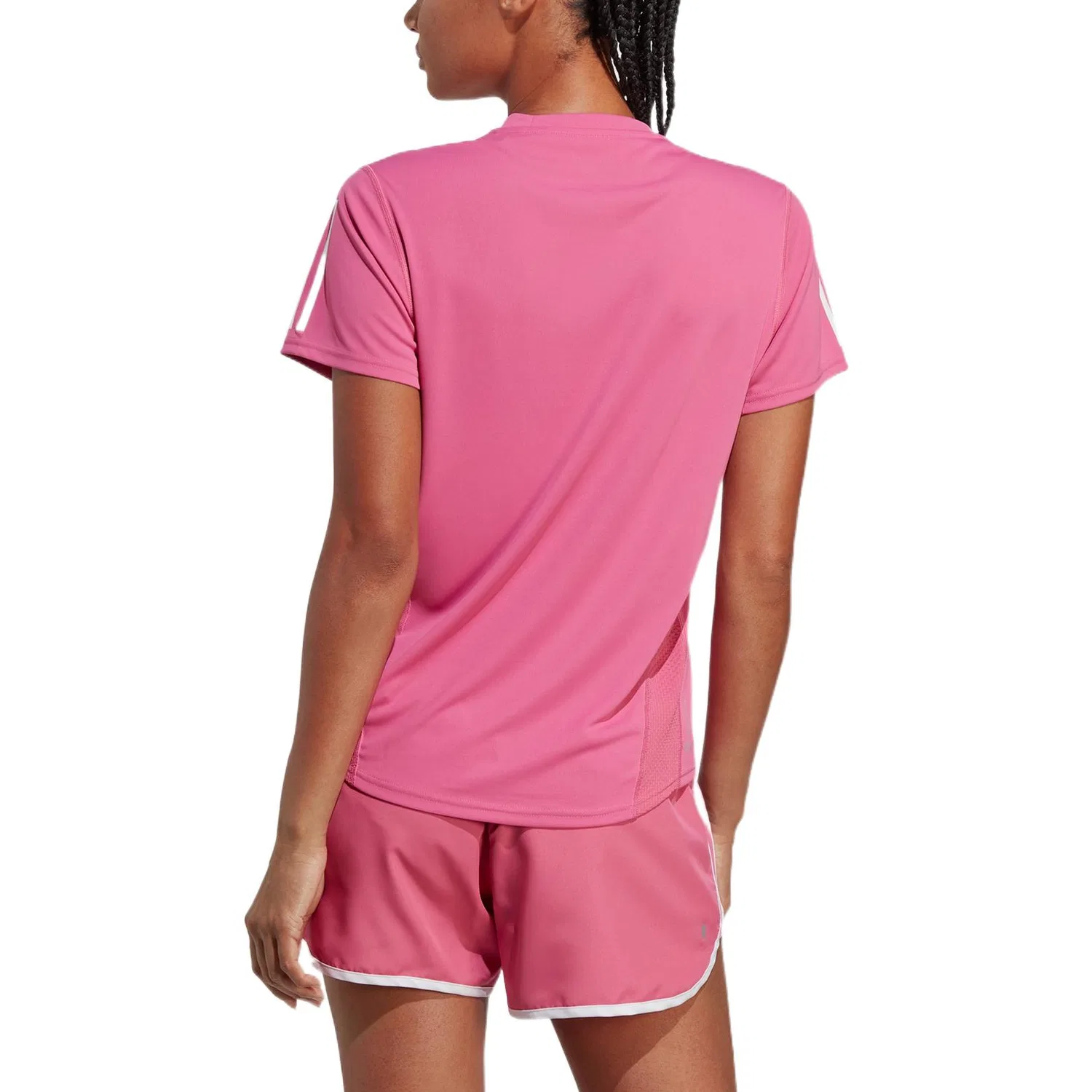 Женская футболка с круглым вырезом Old Fuchsia Adidas, Old Fuchsia — фото 4