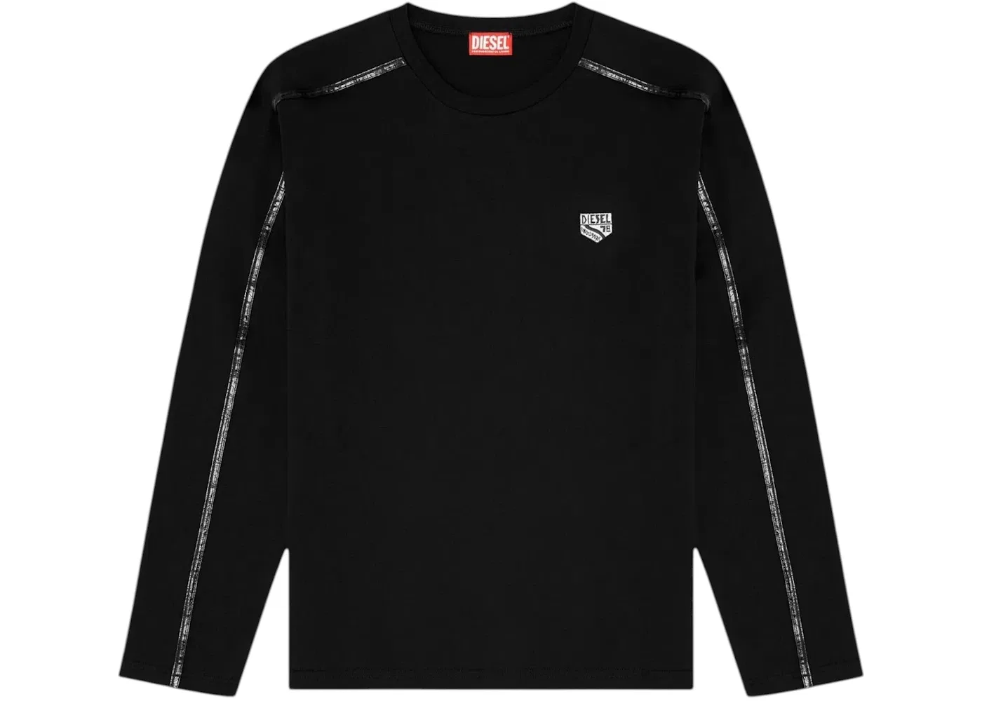 Мужская футболка с длинным рукавом T-Norm-LS-FL Diesel, черный