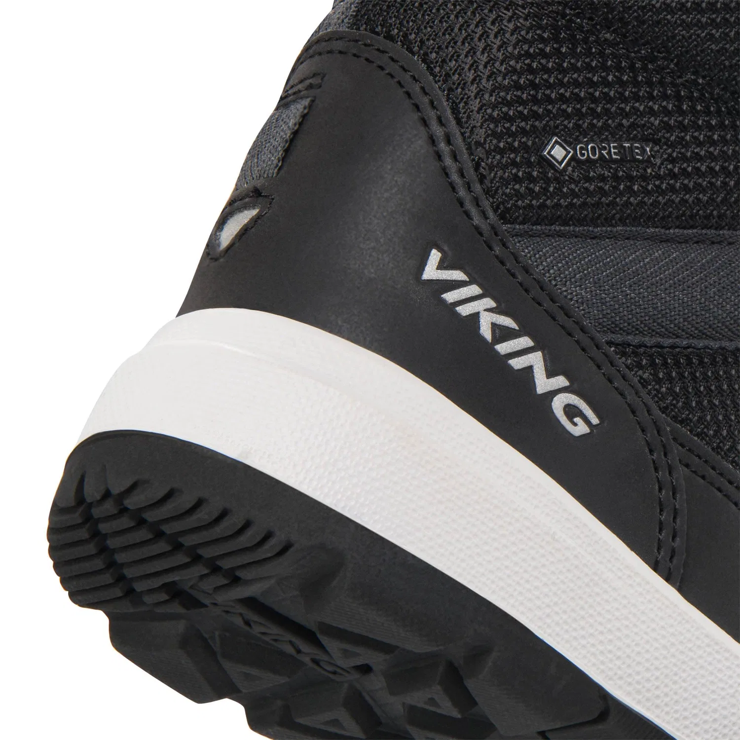 Детские ботинки для мальчиков с мембраной Play Reflex Warm Gtx 2v Viking, Black Reflective — фото 3