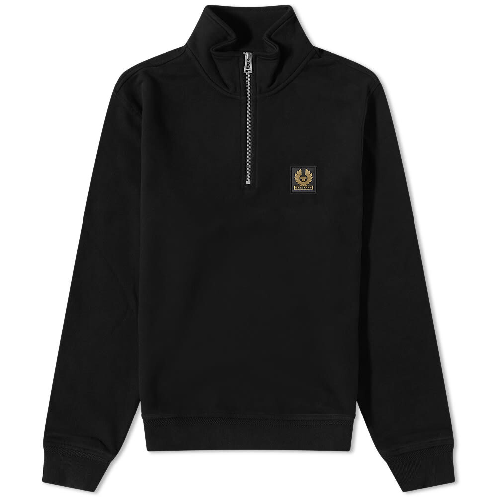 

Толстовка Belstaff Patch Quarter Zip Sweat, Черный, Толстовка Belstaff Patch Quarter Zip Sweat