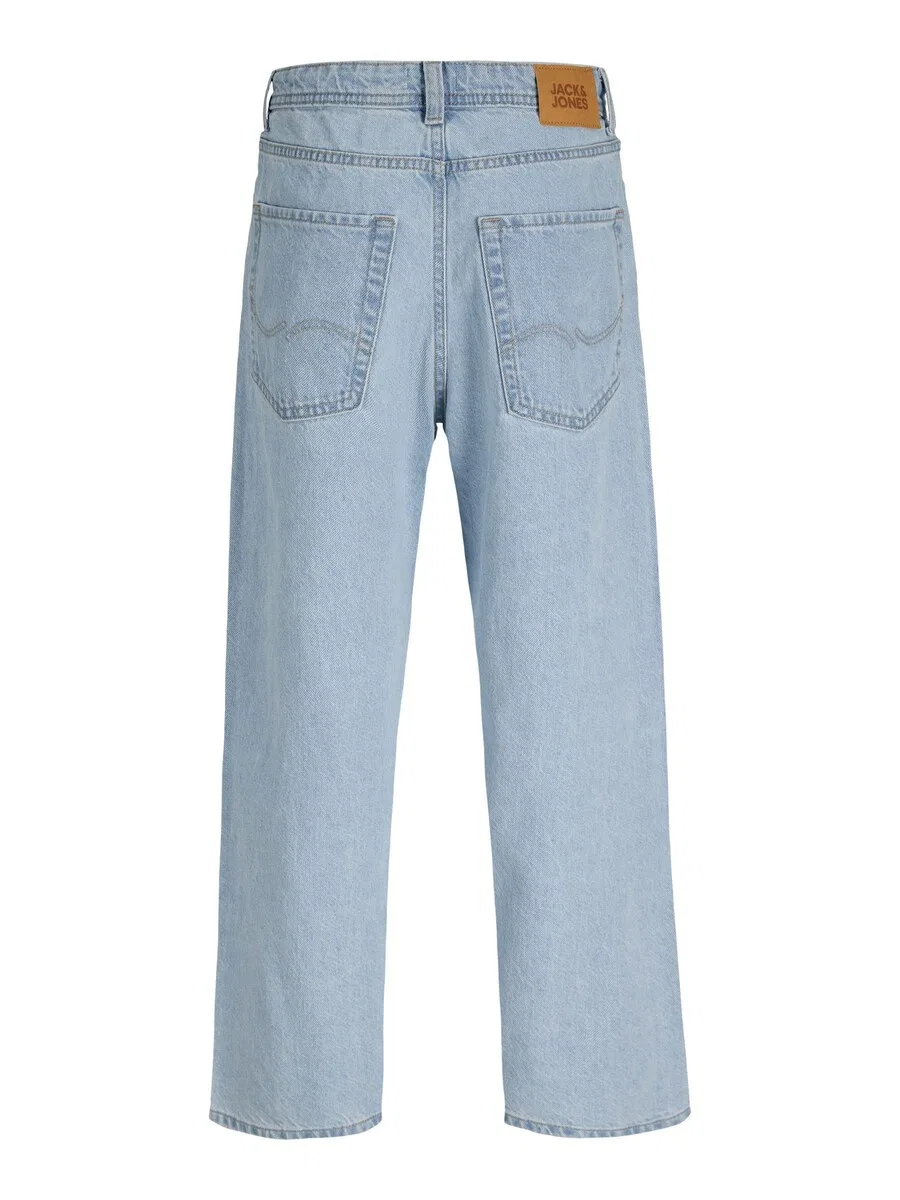 Детские джинсы Jack & Jones Junior Regular Jeans 'JJIAlex JJOriginal' светло-голубого цвета — фото 3