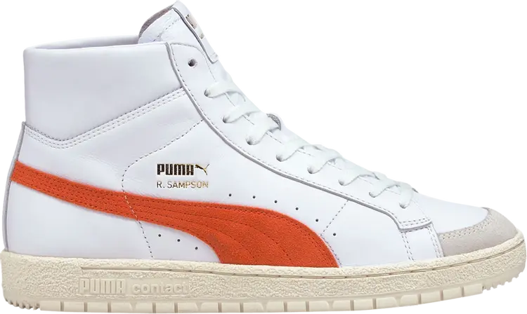 

Кроссовки Puma Ralph Sampson 70 Mid OG White Tigerlily, белый, Белый;серый, Кроссовки Puma Ralph Sampson 70 Mid OG White Tigerlily, белый