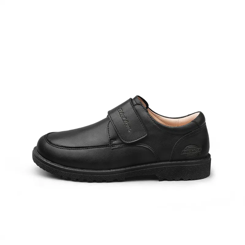 Детские кожаные туфли для малышей Dickies, Bright Black — фото 4