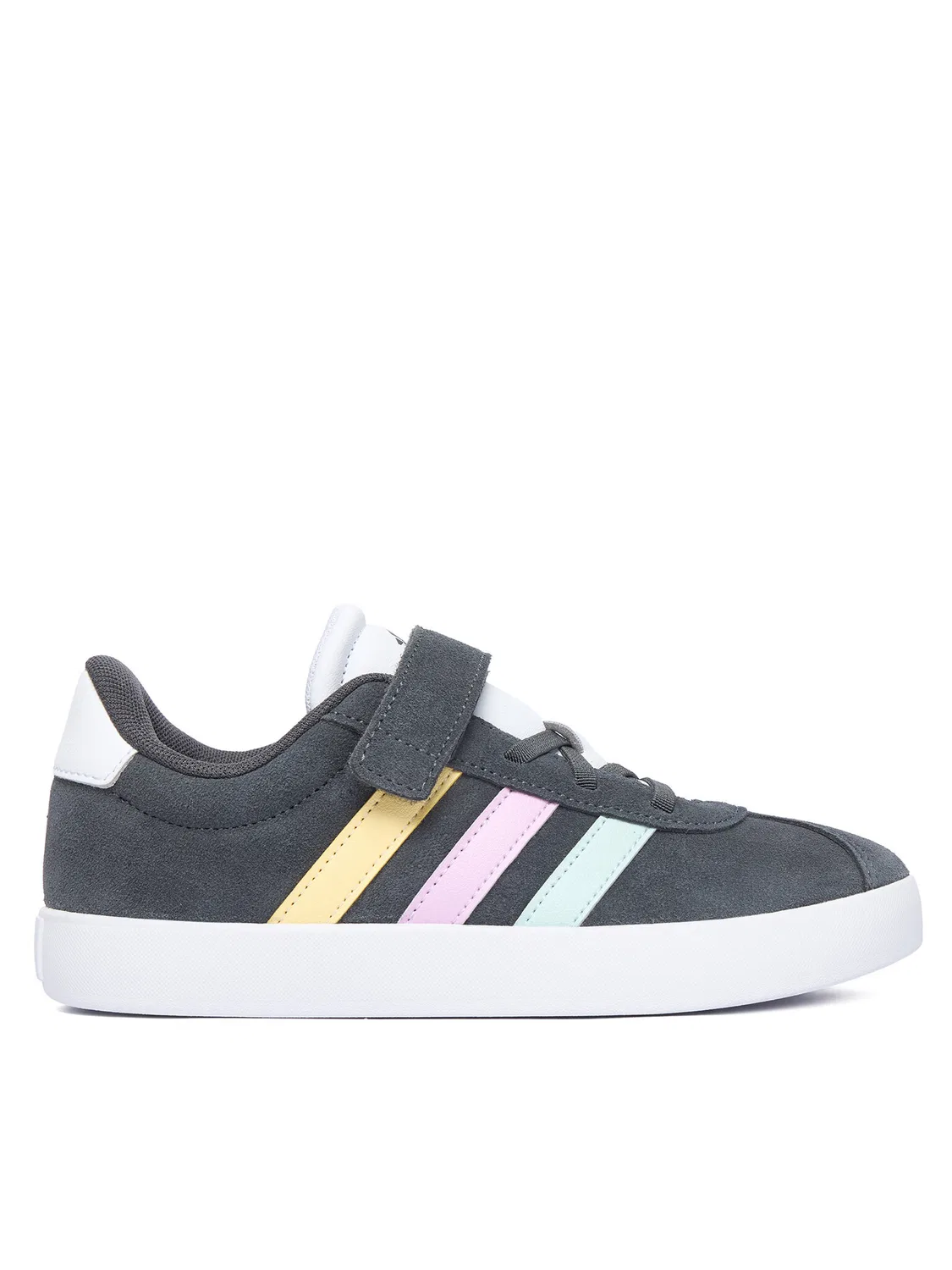 Кроссовки для девочки Vl Court Adidas, серый