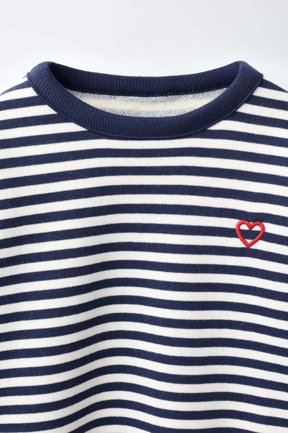 Комплект из полосатой толстовки и расклешенных леггинсов. ZARA, Blue — фото 3