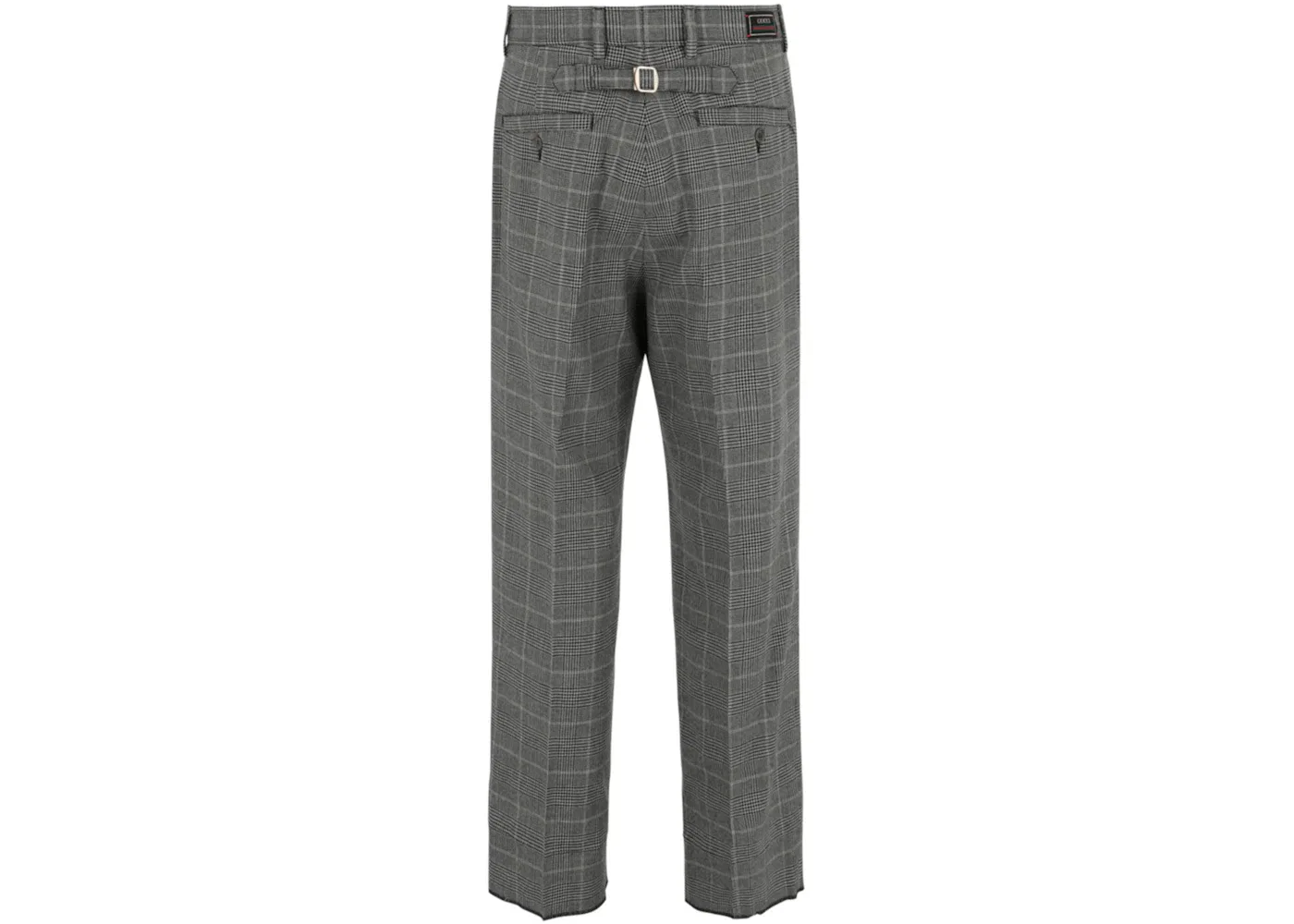 Мужские широкие брюки в клетку Trousers Gucci, Grey — фото 2