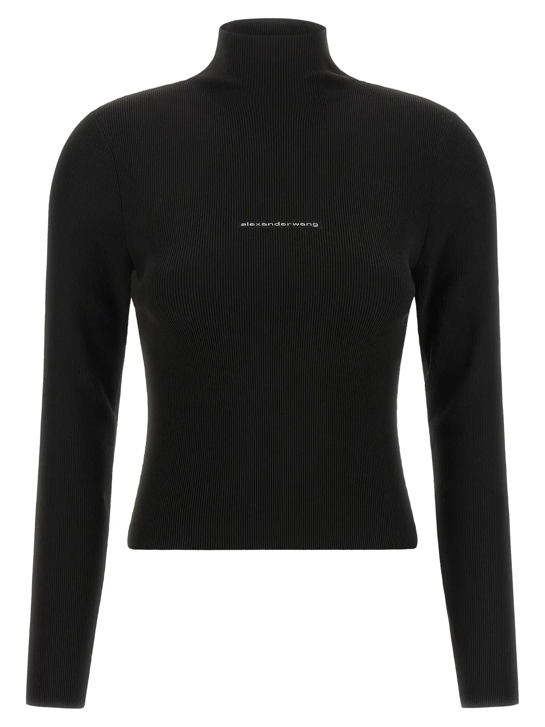 Женский свитер с высоким воротом Alexander Wang, Black