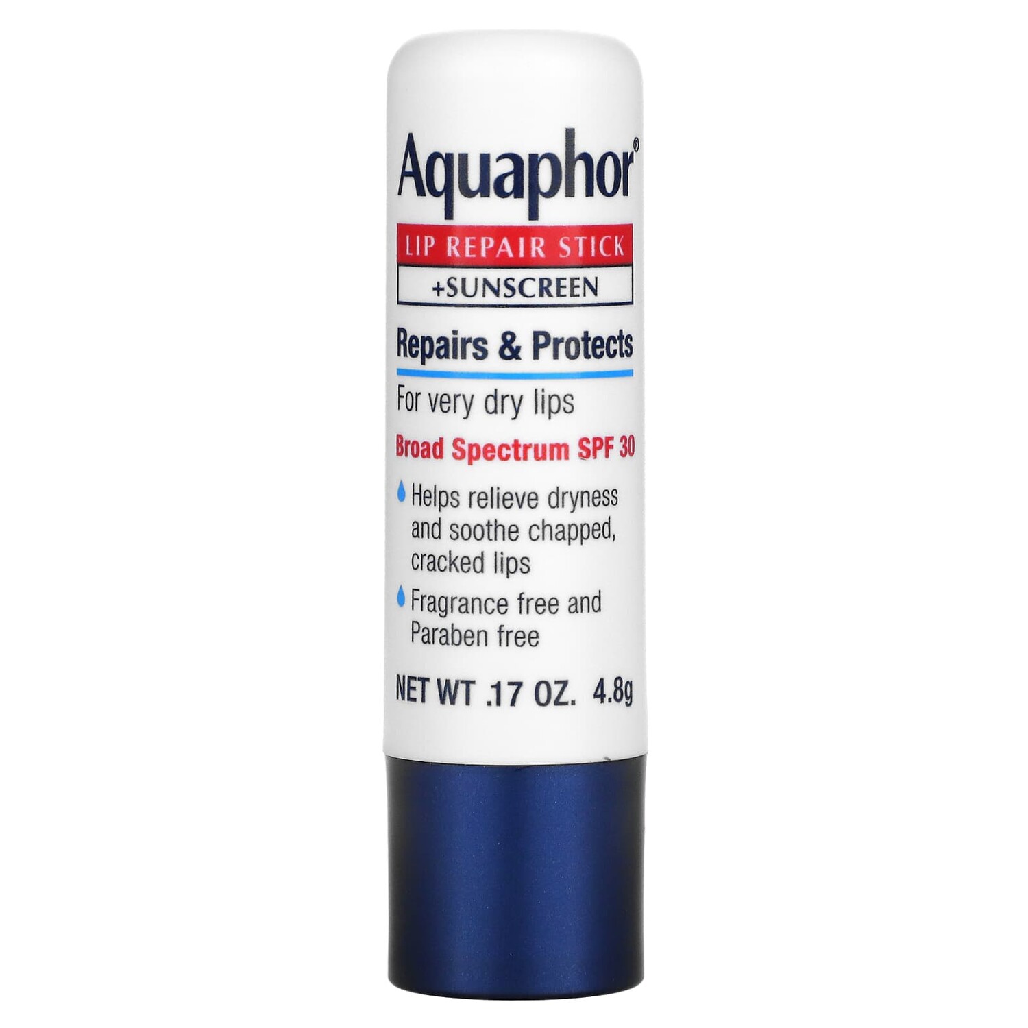 

Стик Aquaphor SPF 30 для восстановления губ, 4,8 г, Серый, Стик Aquaphor SPF 30 для восстановления губ, 4,8 г